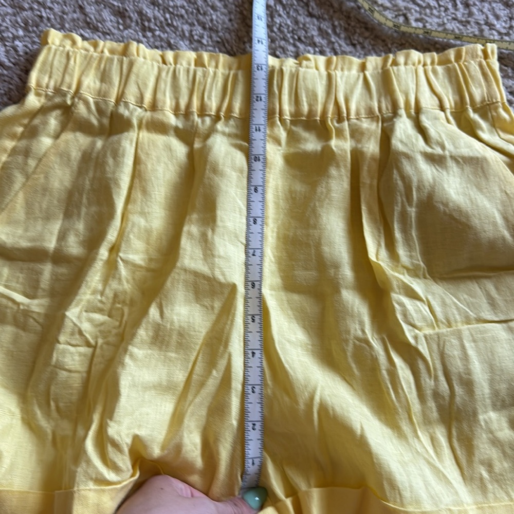 Rove SUMMER Shorts lemon linen size large - Picture 10 of 11